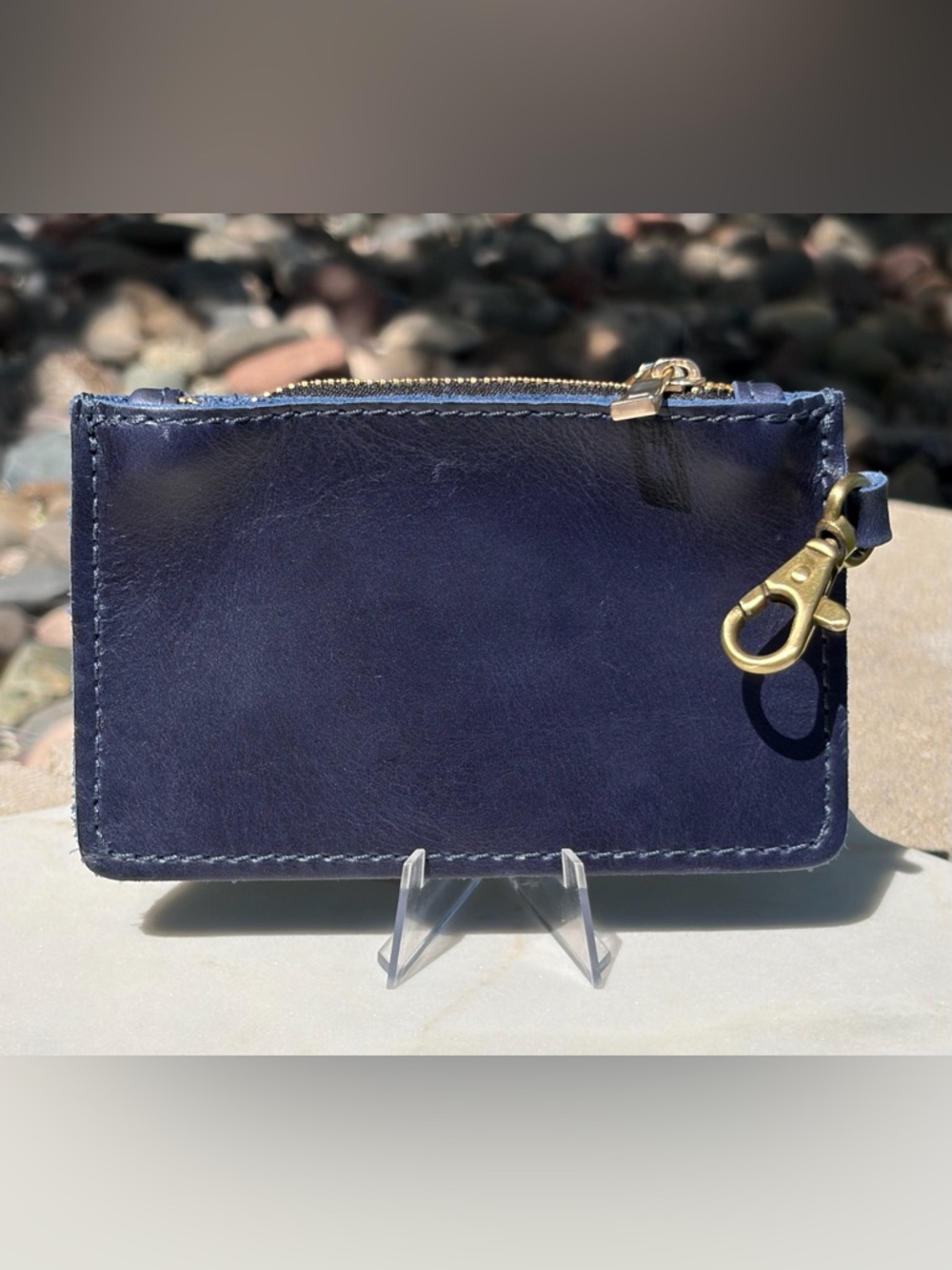Sabrina Wallet Portland Leather Cowboy Blue NWOT - Picture 7 of 11